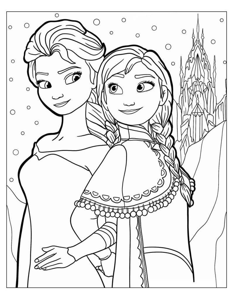 Frozen e Olaf disegni da colorare e da stampare