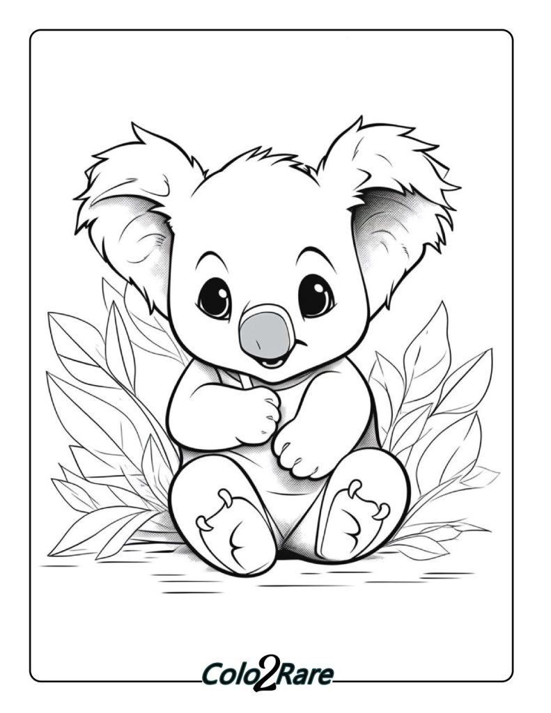 Disegni di Koala da Colorare