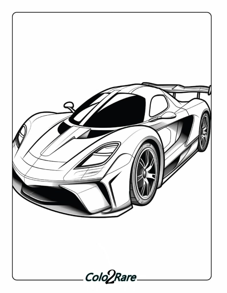 Disegni di Lamborghini Aventador da colorare