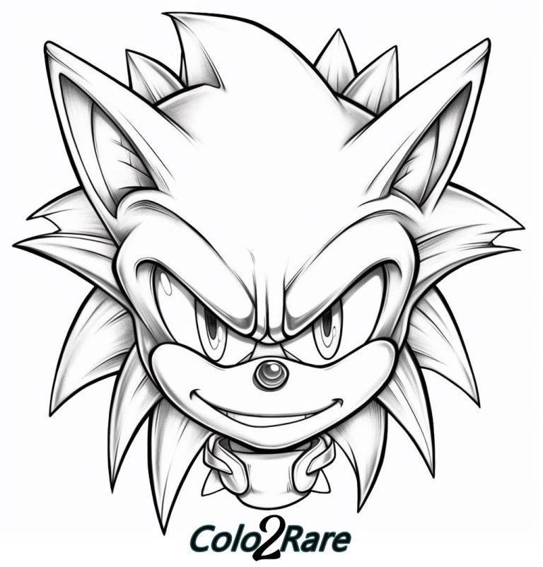 Disegni di Sonic da Colorare. 16 Uniche di Sonic The Hedgehog da Colorare