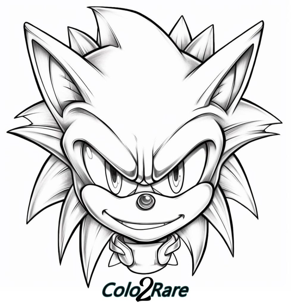 Disegni di Sonic da Colorare per Bambini