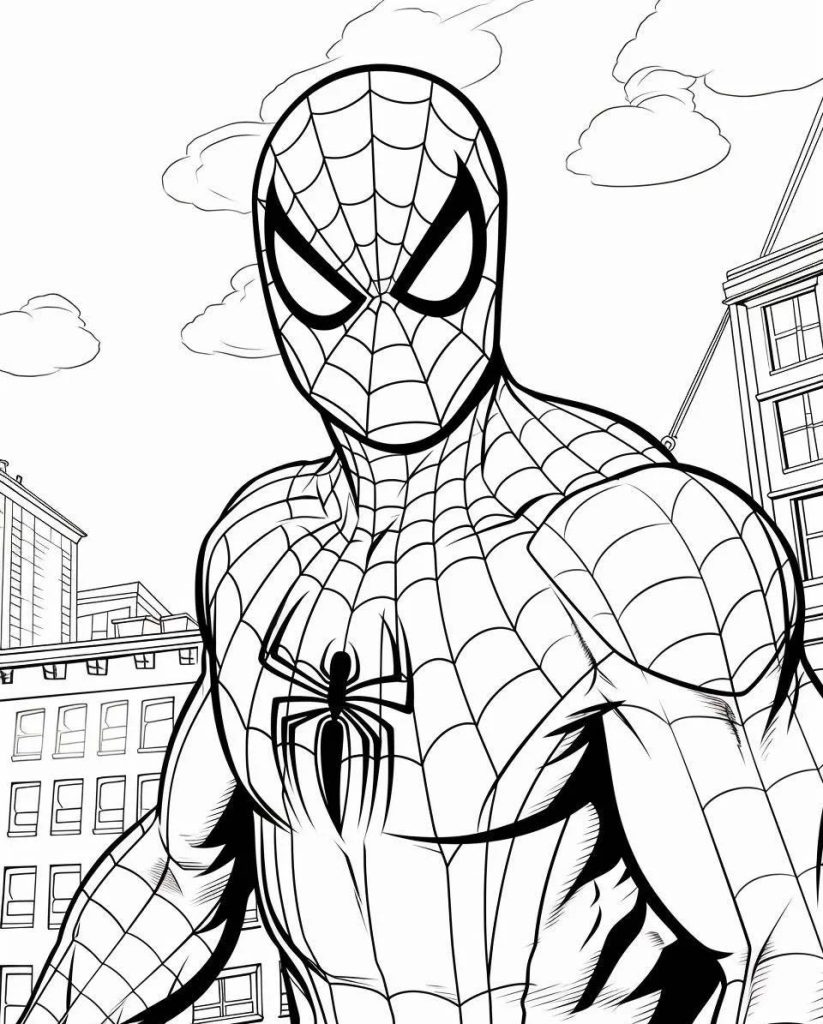 Disegni da colorare di Spider-Man da stampare