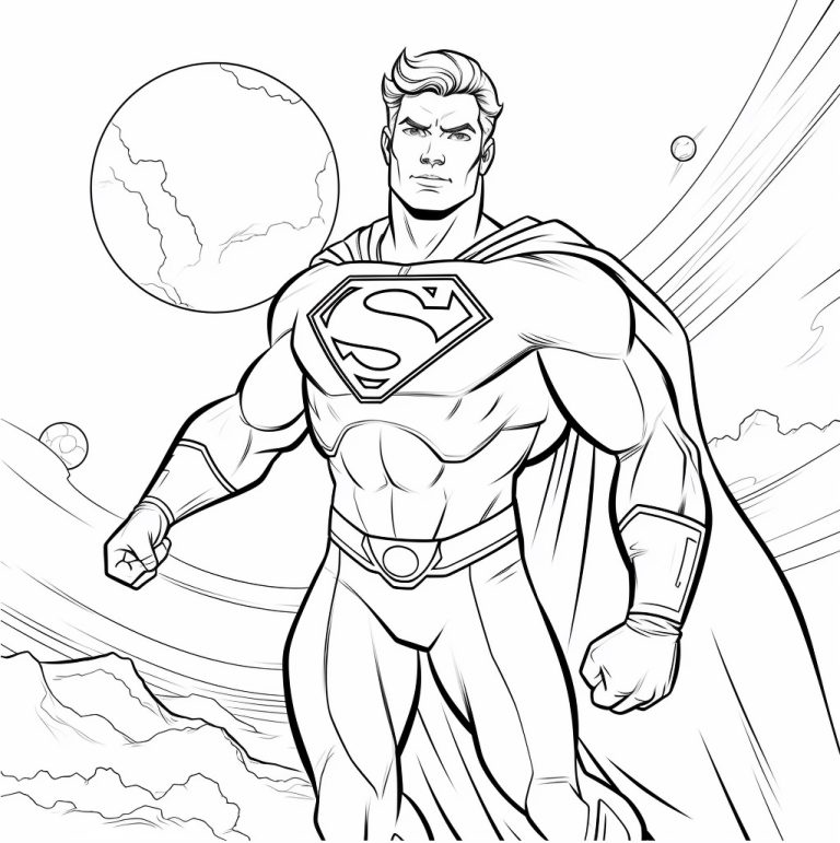 Disegni Superman da Colorare. 14 Nuovissimi Disegni di Superman – Colo2Rare