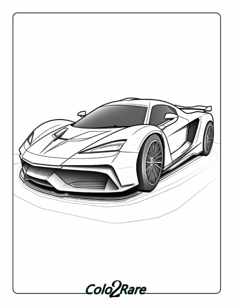 Disegni Di Auto Sportive Da Colorare di Lamborghini Aventador